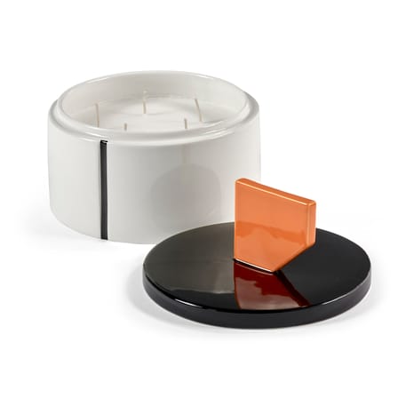 Bougie parfumée Candela 02 Large céramique blanc / Ø 17 x H 16 cm - Serax