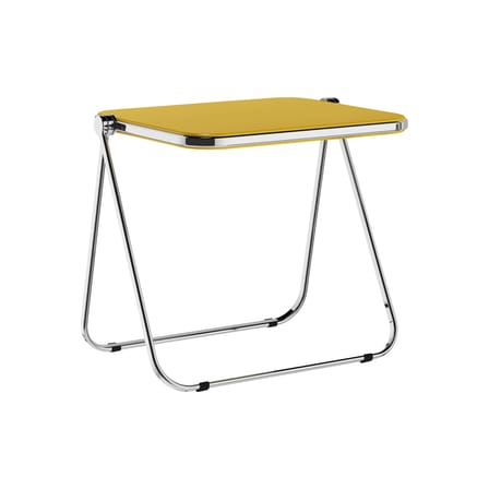 Bureau pliable Platone bois jaune / Giancarlo Piretti, 1970 - 83 x 65 cm - ANONIMA CASTELLI