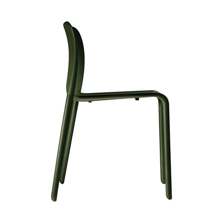 Chaise empilable First plastique vert / Stefano Giovannoni, 2007 - Magis