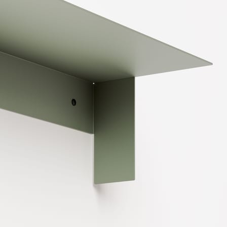 Étagère Pli Floating métal vert / 60 x 20 cm - TIPTOE
