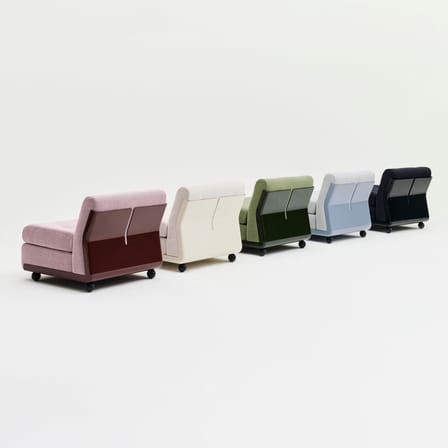 Fauteuil rembourré Amanta / Réédition 1966, Mario Bellini - Hay