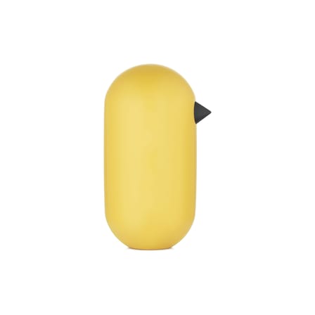 Figurine Little Bird bois jaune / H 10 x Ø 5,2 cm - Normann Copenhagen