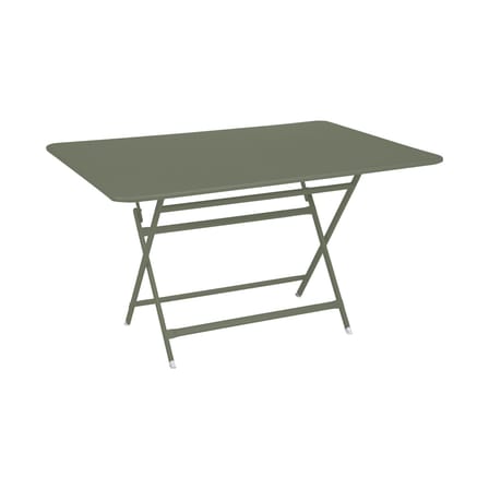 Caractère Foldable table metal green / 128 x 90 cm - 6-seater / Metal - Fermob