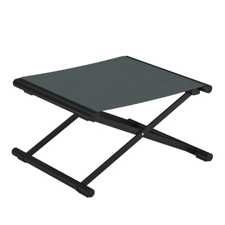 Fußstütze Terra textil schwarz / Fußstütze - Metall & Stoff - Emu