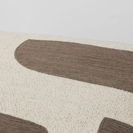 Housse de coussin Mundo tissu marron / 50 x 50 cm - BROSTE COPENHAGEN