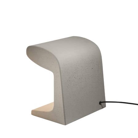 Lampe d'extérieur Béton Petite LED pierre gris / Le Corbusier 1952 / H 31 cm - Nemo