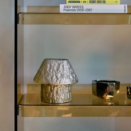 Lampe de table Artefact métal / Ø 20 x H 20 cm - HK LIVING