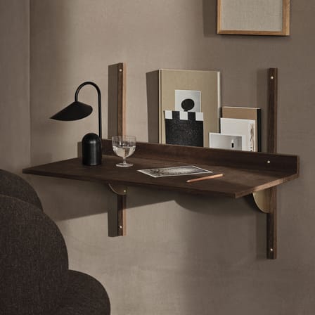 Lampe sans fil rechargeable Arum LED métal noir - Ferm Living