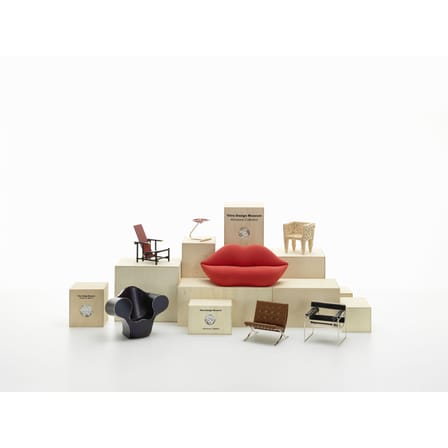 Miniature Bocca tissu rouge / Studio 65 (1970) - Vitra