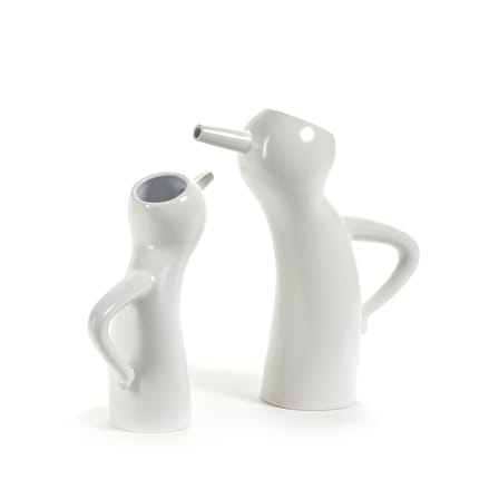 Caraffa Monsieur Cruchot ceramica bianco / 0,5 L - Dimensione S - Serax