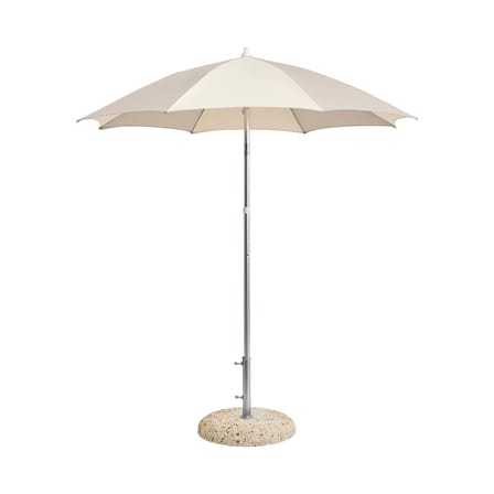 Terrazza - Octagon Parasol textile grey / Ø 200 cm - Hay
