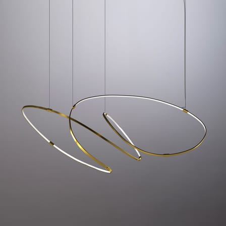 Suspension Zigouzi LED métal or / L 150 cm - Dix Heures Dix