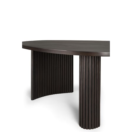 Table basse Boomerang bois naturel / 126 x 74 x H 40 cm - Acajou - Ethnicraft