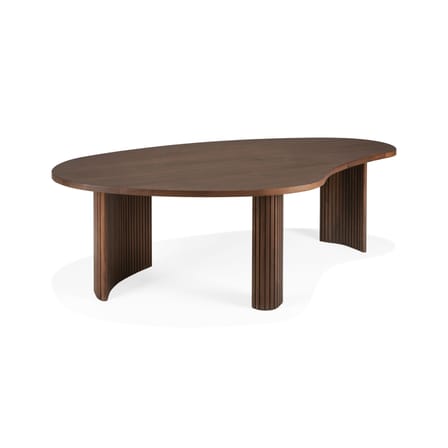 Table basse Boomerang bois marron / 126 x 74 x H 40 cm - Teck - Ethnicraft