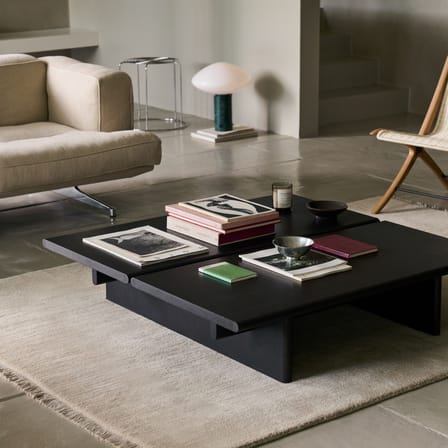 Table basse Ita OS4 bois marron / 110 x 110 x H 25 cm - &tradition