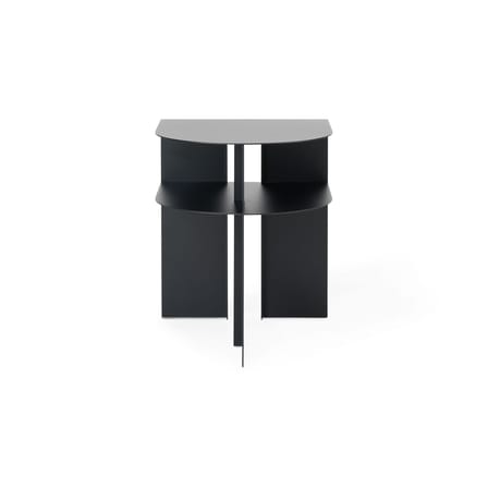 Table d'appoint Rand métal noir / 40 x 40 x H 48,4 cm - NEW WORKS