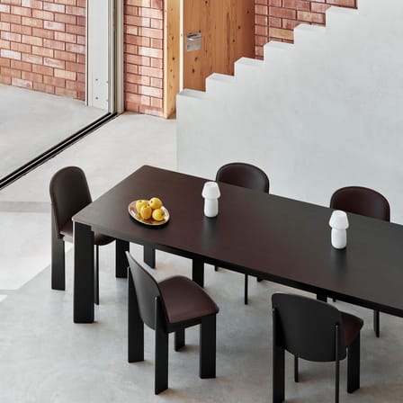 Table rectangulaire Chisel 30 bois noir / 250 x 95 cm - Hay