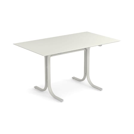 Table rectangulaire System métal blanc / 80 x 140 cm - Emu