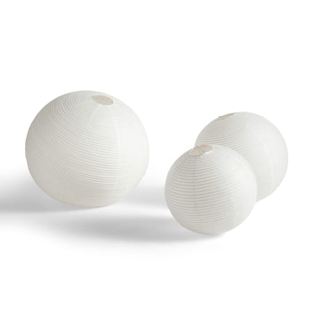 Abat-jour Paper Shade Classic papier blanc / Ø 80 cm - Sans système électrique - Hay