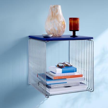Accessoire  bois / Plateau supérieur pour Panton Wire Single - L 34,8 x P 34,8 cm - MONTANA