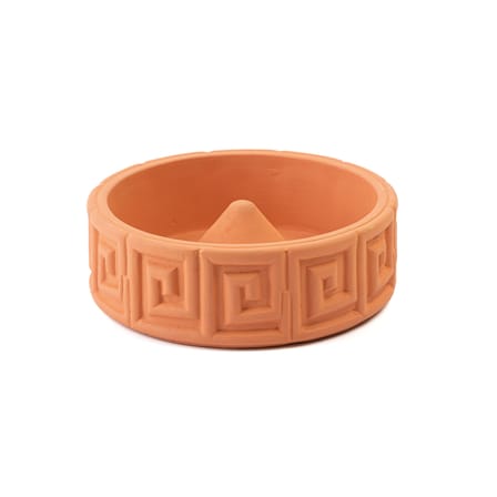 Cendrier Magna Graecia - Greche céramique orange / Ø 19 cm - Terre cuite - Seletti