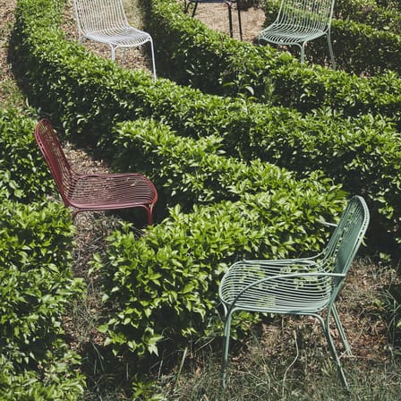 Chaise HiRay métal vert - Kartell
