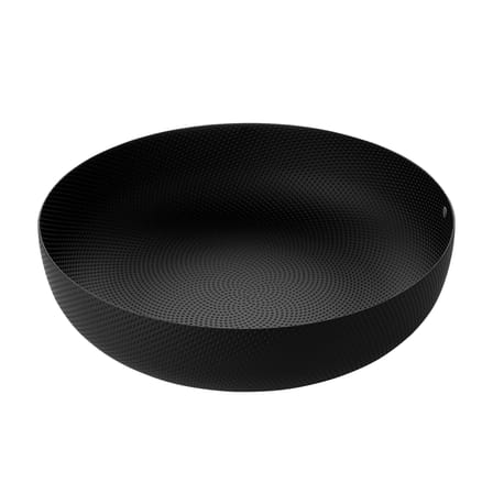 Corbeille Eot - JM 17 métal noir / Jasper Morrison - Ø 29 cm - Alessi