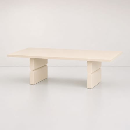 Couchtisch Noon holz weiß / 118 x 58 cm - NOBODINOZ