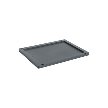 Couvercle  plastique gris / Pour panier Colour Crate Medium 27 x 35 cm - Hay