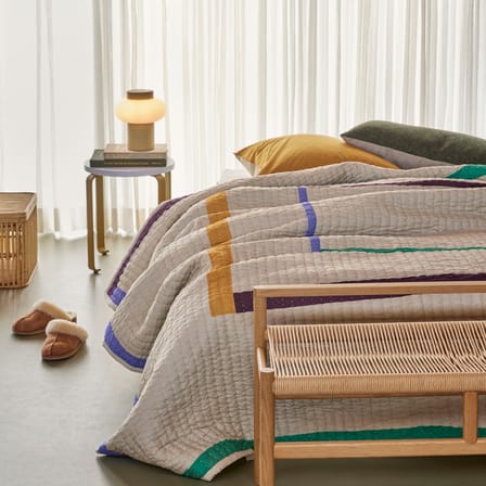 Lampe de table Camp verre beige - HÜBSCH