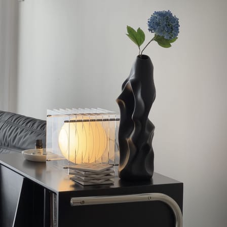Lampe de table Lop Big Square plastique transparent / Lauréat Archiproducts Design Award - BANG
