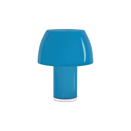 Lampe extérieur sans fil rechargeable Lorosae LED verre bleu - Nemo