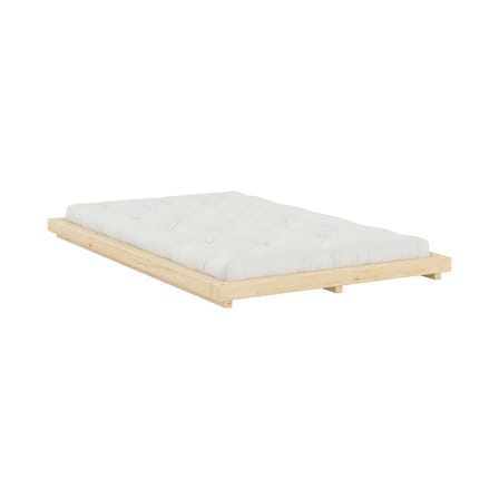 Lit 1 place Dock bois naturel / Pour matelas 120 x 200 cm - KARUP