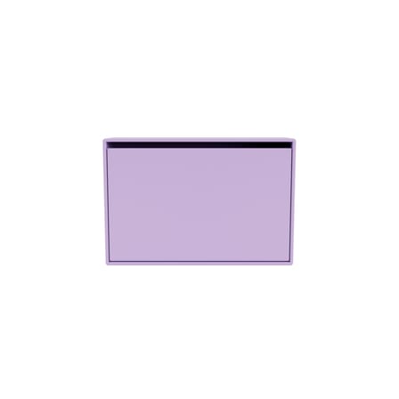 Meuble à chaussures Hide bois violet / L 69,6 x H 46,8 x Prof. 20 cm - MONTANA