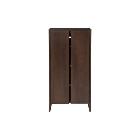 Meuble à chaussures Parcel Tall bois marron / L 55 x H 110 x P 30 cm - Ferm Living