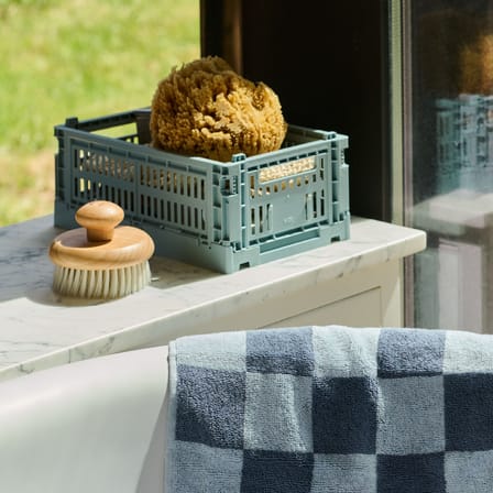 Lot de 2 paniers Colour Crate MINI plastique gris / 17 x 13 cm - Recyclé - Hay