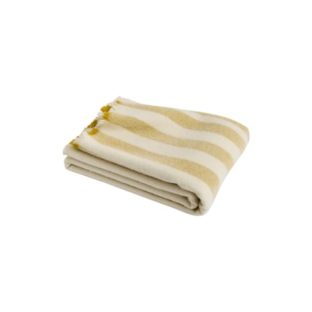 Plaid Duo beige / 130 x 180 cm - 100% laine - Hay
