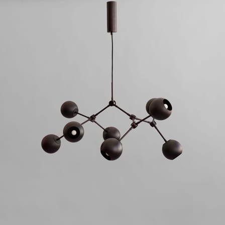 Suspension Drop Globe Mini métal noir / 95 x 70 x H 55 cm - 101 COPENHAGEN