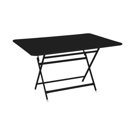Table pliante Caractère métal noir / 128 x 90 cm - 6 personnes - Fermob