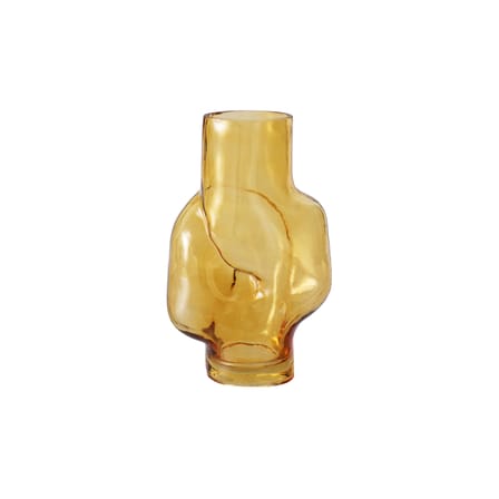 Vase Gleam High verre orange / H 32 cm - HK LIVING