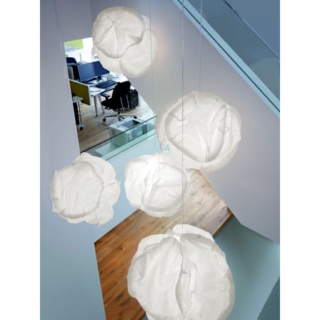 Suspension Cloud papier multicolore / Ø 65 cm / Seconde vie - Belux