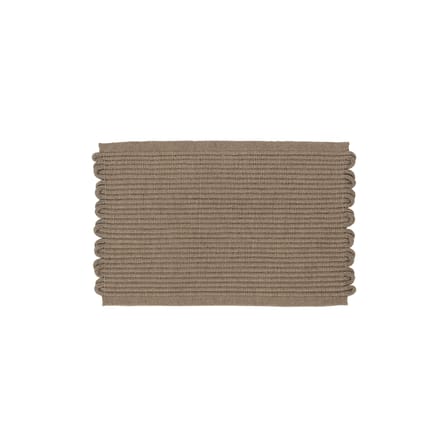 Außenteppich Redono textil beige / 70 x 50 cm-  Aus recycelten Plastikflaschen hergestelltes PET - AYTM