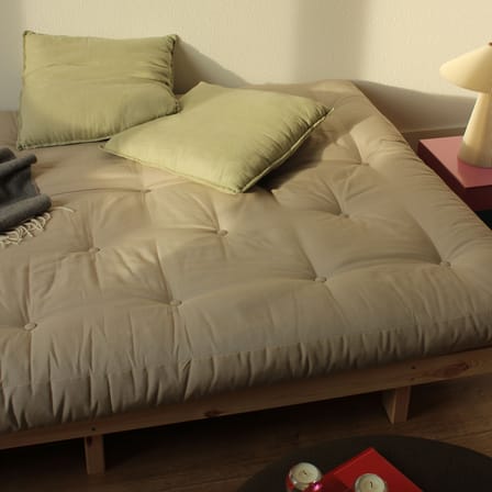 Canapé convertible Lean beige / L 200 cm - KARUP DESIGN