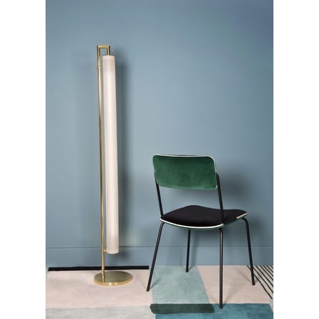 Chaise rembourrée Double jeu tissu vert noir / Velours - Maison Sarah Lavoine