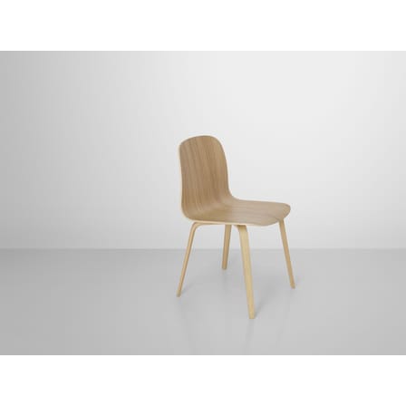 Chaise Visu bois naturel / Pieds bois - Muuto