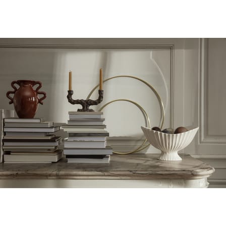 Coupe Fountain Large céramique blanc / 41 x 30 x H 24 cm - Ferm Living
