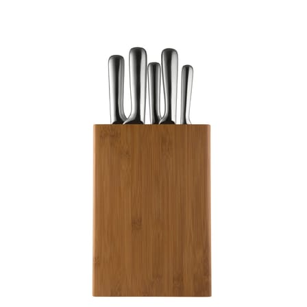 Couteau Santoku Mami métal / Petit - L 26 cm - Alessi