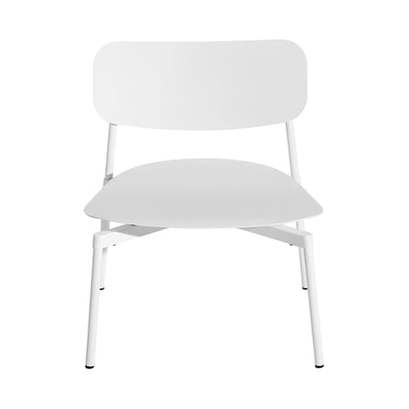 Fauteuil bas Fromme métal blanc / Aluminium - Petite Friture