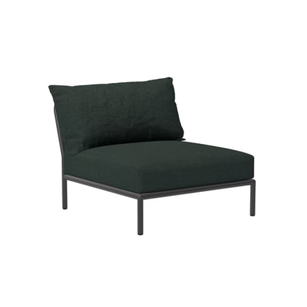 Chauffeuse Level 2 tissu vert / Dossier extra moelleux - Houe