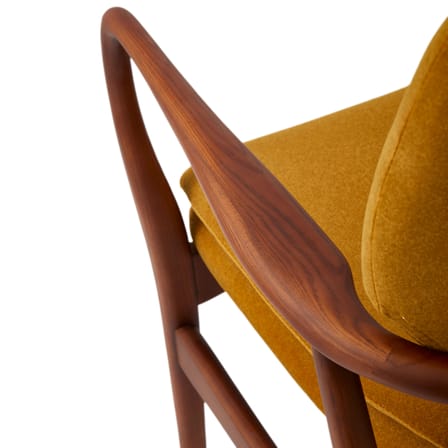 Fauteuil rembourré Peggy tissu jaune - Pols Potten